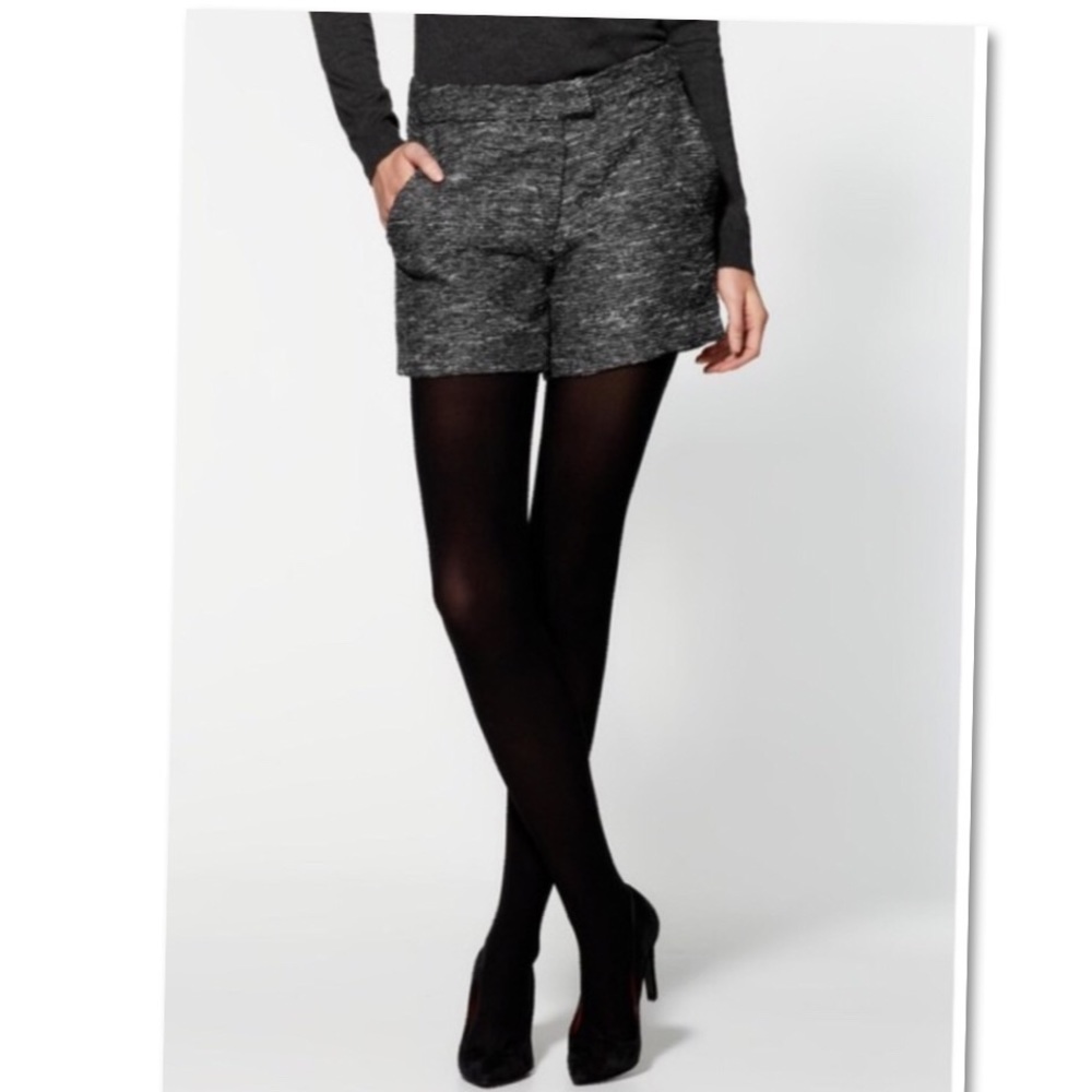 Pim + Larkin Designer Metallic Woven Tweed Shorts